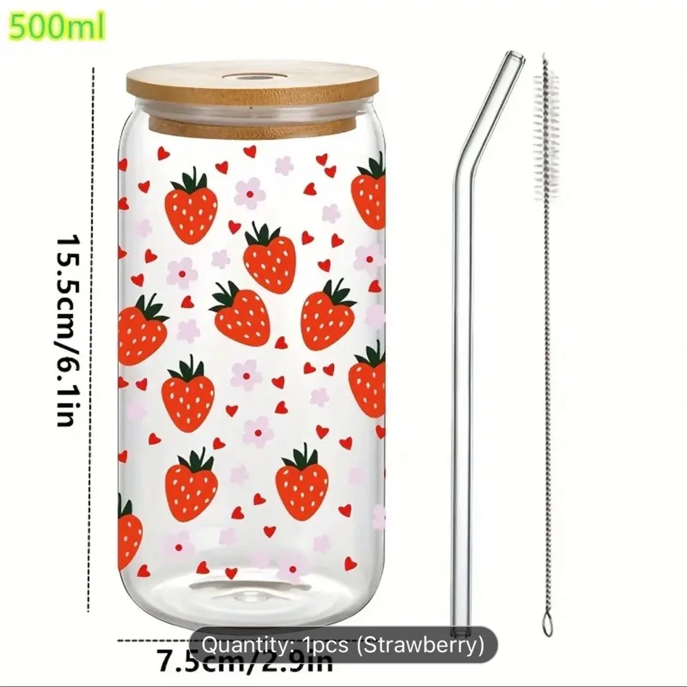 Glass tumbler cup mug
